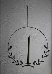 Ljushållare blad - smide - häng 2