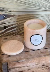 Marble candle - honey & ginger 2