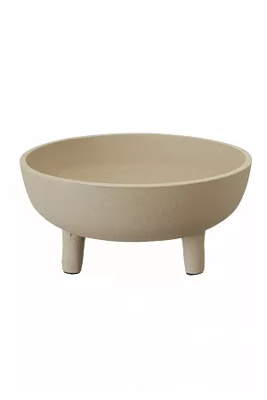 Malia - Skål - Beige matt 20x10
