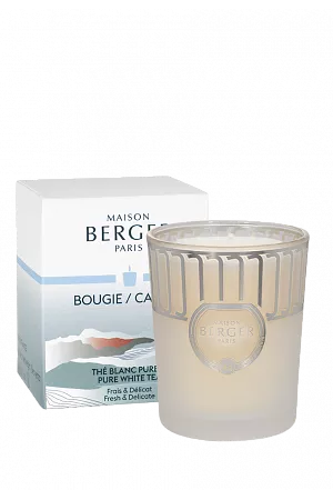 Doftljus Land – Pure White Tea - Maison berger