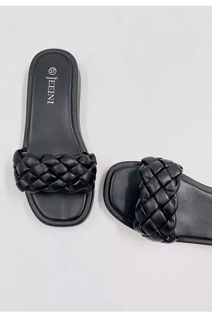 Sandal - Svart - Fläta