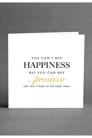 Happiness & Prosecco - Kort