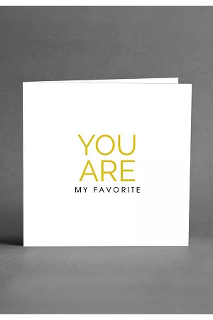 You are my favorite - Vykort