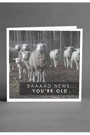 Baaaad news - Vykort