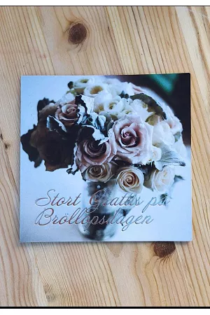 På bröllopsdagen - Stort vykort