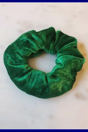 Alva - Grön - scrunchie