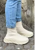 Strumpsneakers - Beige 5