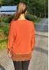 Rost Finstickad Tunn Tröja 3