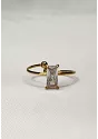 Ring Guld - Glassten - Rostfritt stål 4